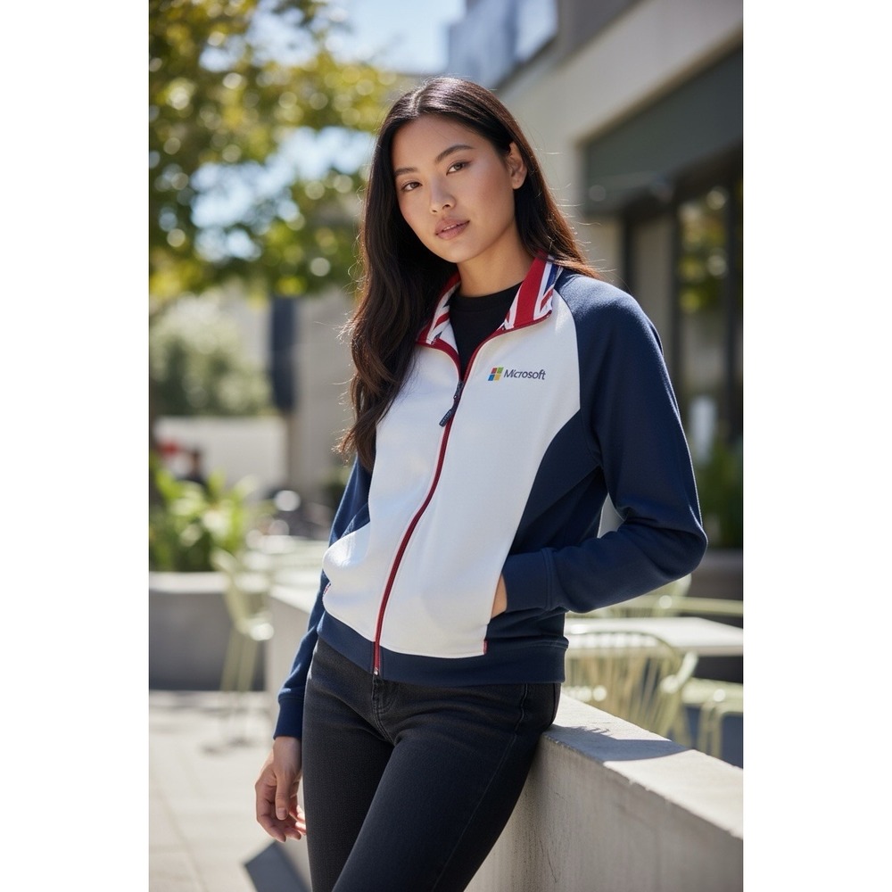 eco Jacket Microsoft Team UK full-zip Made in Canada size Medium‎ United Kingdom